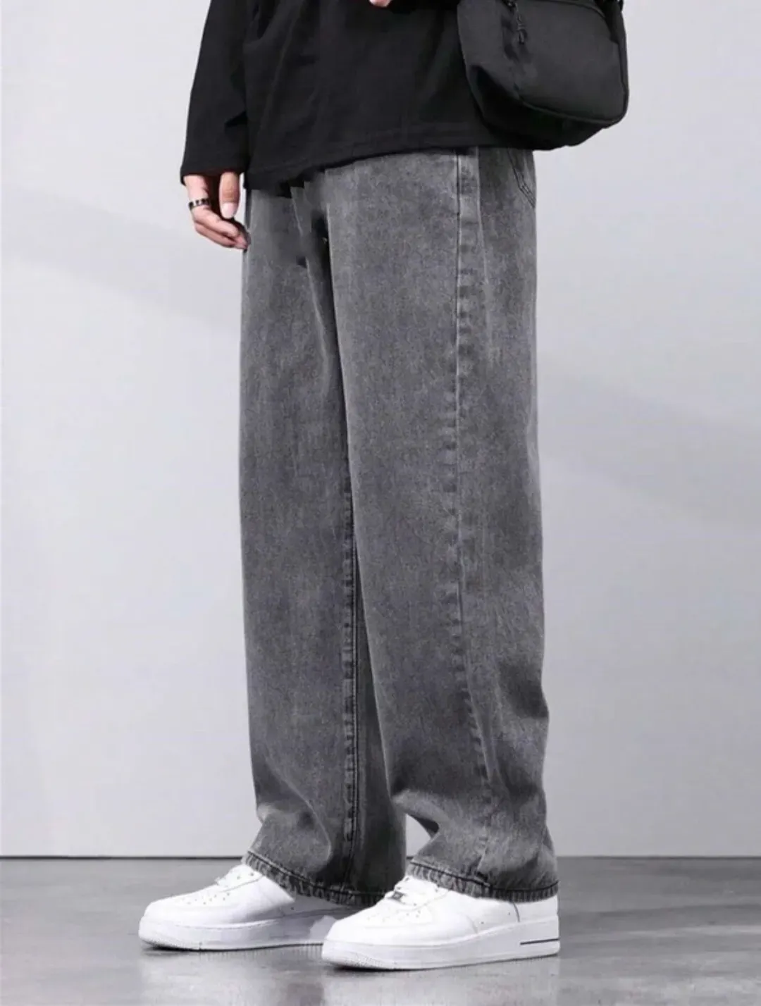 black baggy pant